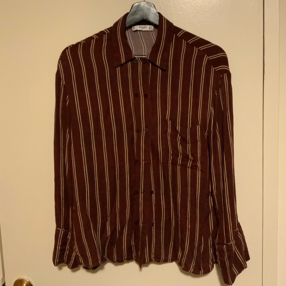 Mango women’s strip shirt